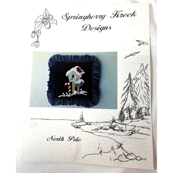 Springberry Creek Designs North Pole Christmas Cross Stitch Pattern - Picture 2 of 4